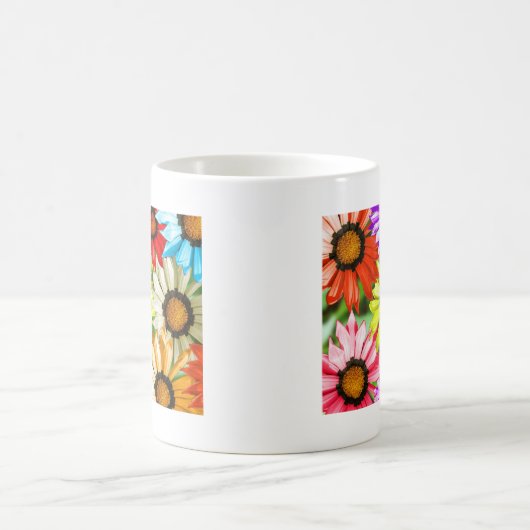 Mug Gerbera fleurie colorée (Centre)