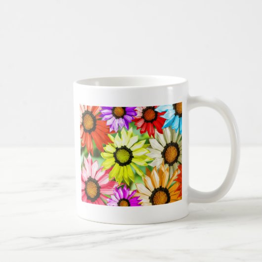 Mug Gerbera fleurie colorée (Droite)