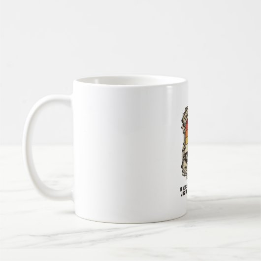 Mug Gérer chaque situation Boston Terrier Chien Couche (Gauche)
