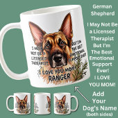 Mug German Shepherd Ajouter le nom du chien, modifier 