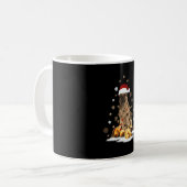 Mug German Shepherd Christmas Dog Light Ugly (Devant gauche)