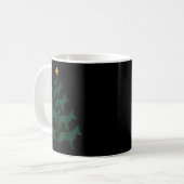 Mug German Shepherd Christmas Tree Funny Gsd Dog Mom D (Devant gauche)