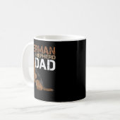 Mug German Shepherd Dad Owner Shepard German Dog Lover (Devant gauche)