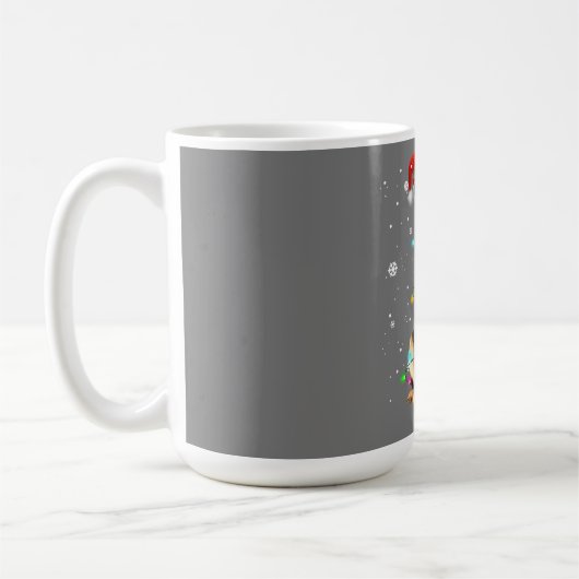 Mug German Shepherd Dog Tree Christmas Sweater Xmas Do (Gauche)