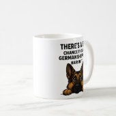 Mug German Shepherd Hair In Everything Dog Owner Humor (Devant droit)