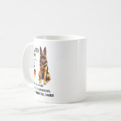 Mug German Shepherd Origin Funny German Shepherd Lover (Devant gauche)