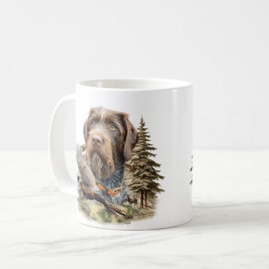 Mug German Wirehaired Pointer (Devant gauche)