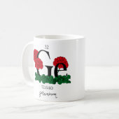 Mug Germanium floral (Devant gauche)