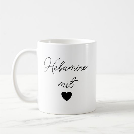 Mug Geschenk Hebamme | Aufmerksamkeit und Dankeschön | (Gauche)