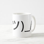 Mug Gesticulez le ¯ d'émoticône \ Japonais Kaomoji de (Devant droit)