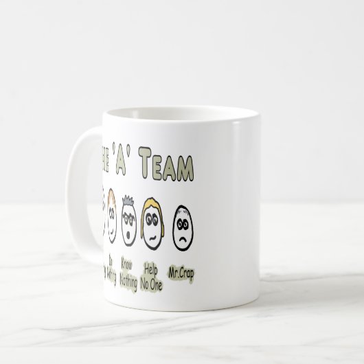 Mug Gestion de projet de l'équipe "A" (Devant gauche)