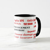 Mug Gestion de projet Jouer des mots Peeves pour anima (Devant droit)