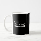 Mug Gestion de projet Son Comme Herding Cats Drôle (Gauche)