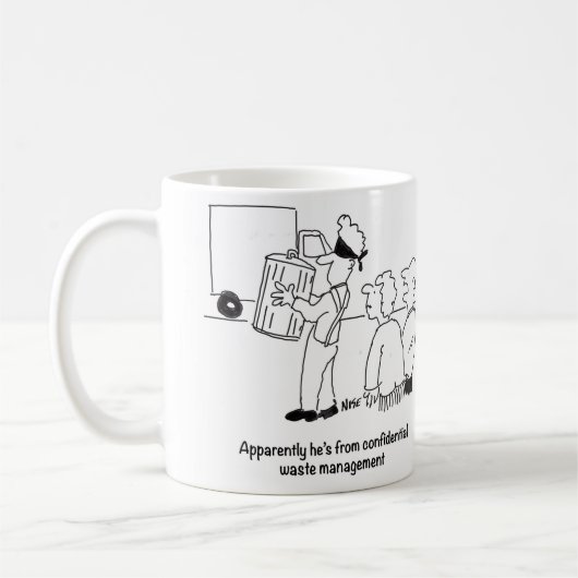 Mug Gestion des déchets confidentiels (Gauche)
