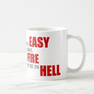 Mug Gestion des projets drôle disant montant un enfer
