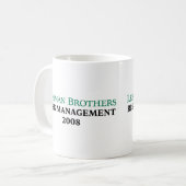 Mug Gestion des risques Lehman Brothers 2008 (Devant gauche)