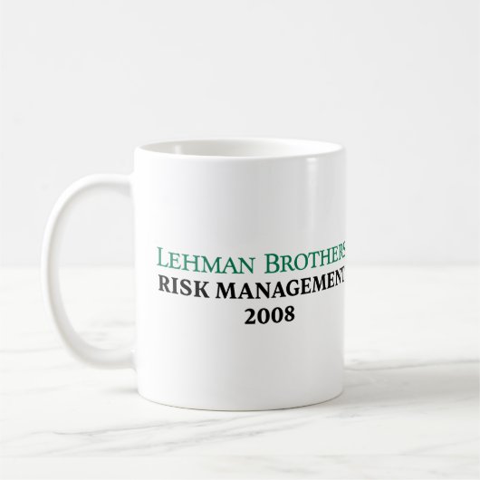 Mug Gestion des risques Lehman Brothers 2008 (Gauche)