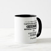 Mug Gestionnaire de cafétéria personnalisé (Devant droit)