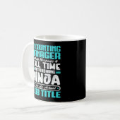 Mug Gestionnaire de comptabilité Titre du travail Comp (Devant gauche)