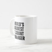Mug Gestionnaire de compte Goodest Comptable Funny (Devant gauche)