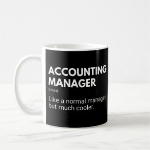 Mug Gestionnaire de comptes Définition de travail amus