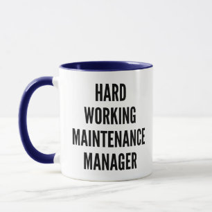 Mug Gestionnaire de maintenance du travail dur