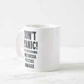 Mug Gestionnaire de pratique de l'anesthésie (Devant gauche)