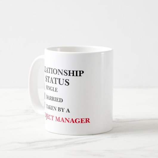 Mug Gestionnaire de projet État de la relation (Devant gauche)