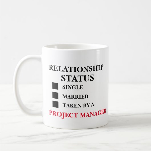 Mug Gestionnaire de projet État de la relation (Gauche)
