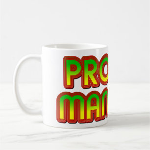 Mug Gestionnaire de projets vert à rouge