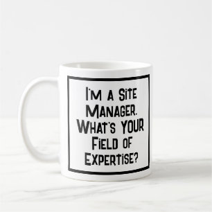 Mug Gestionnaire de site. Quel est votre domaine d'exp