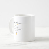 Mug Gestionnaire de vente au détail (Devant gauche)