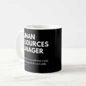 Mug Gestionnaire des ressources humaines Définition am (Devant gauche)