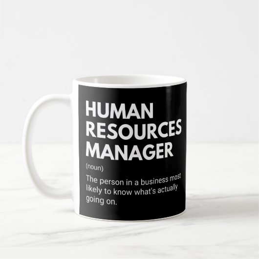 Mug Gestionnaire des ressources humaines Définition am (Gauche)