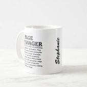 Mug Gestionnaire d'étape (Devant gauche)