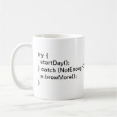 Mug Gestionnaire d'exceptions de café (Gauche)