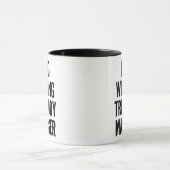 Mug Gestionnaire du Trésor de travail dur (Centre)
