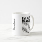 Mug Gestionnaire d'urgence (Devant droit)