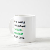 Mug gestionnaire financier génial (Devant gauche)