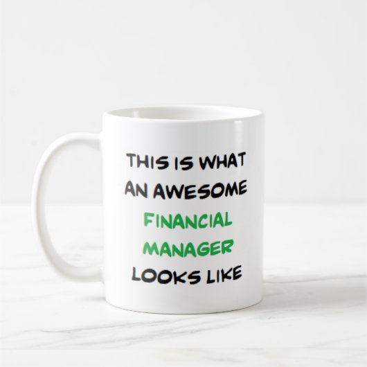 Mug gestionnaire financier génial (Gauche)