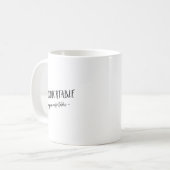 Mug Get Comfortable Being Uncomfortable Insrational Mo (Devant gauche)