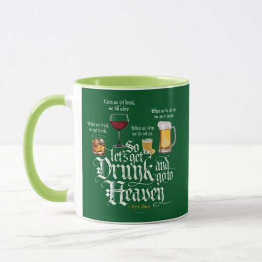 Mug Get Drunk And Go To Heaven (Gauche)