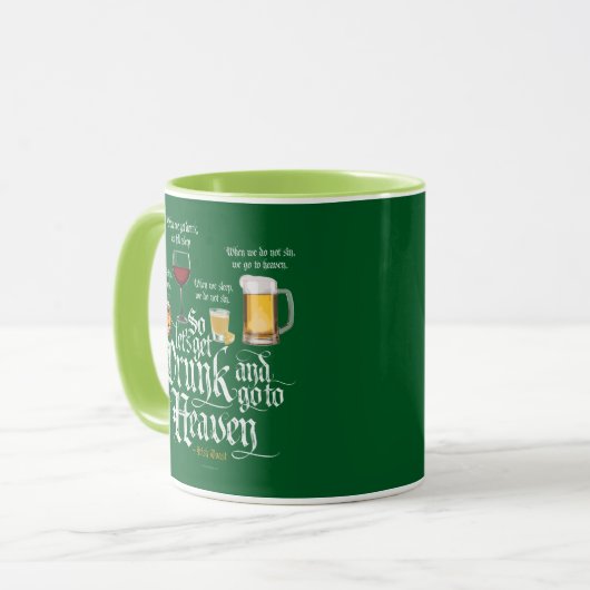 Mug Get Drunk And Go To Heaven (Devant gauche)