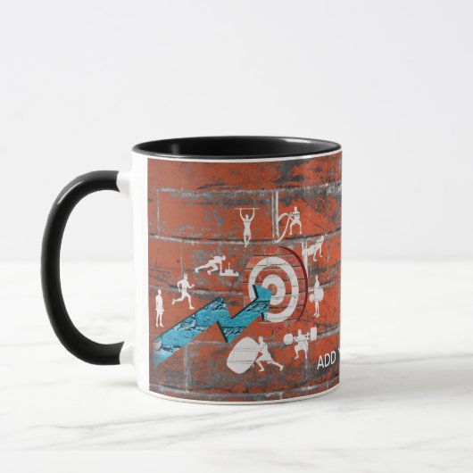 Mug Get it Done Motivation Fitnes Workout (Gauche)