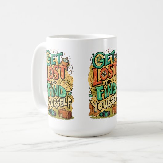 Mug Get Lost and Find Yourself (Devant gauche)