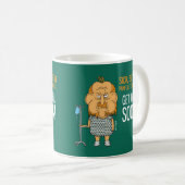 Mug Get Well Bientôt - drôle de dessin humoristique de (Devant droit)