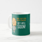 Mug Get Well Bientôt - drôle de dessin humoristique de (Devant gauche)