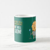 Mug Get Well Bientôt - drôle de dessin humoristique de (Centre)