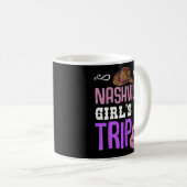 Mug Getaway du week-end de voyage pour filles de Nashv (Devant droit)