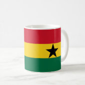 Mug Ghana Drapeau en céramique Musique (Devant droit)